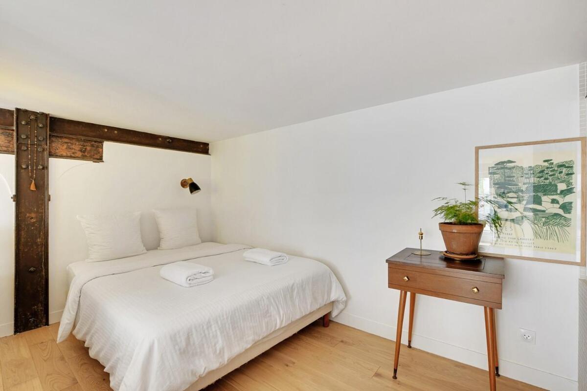 Bright Loft With Terrace - Belleville Appartement *